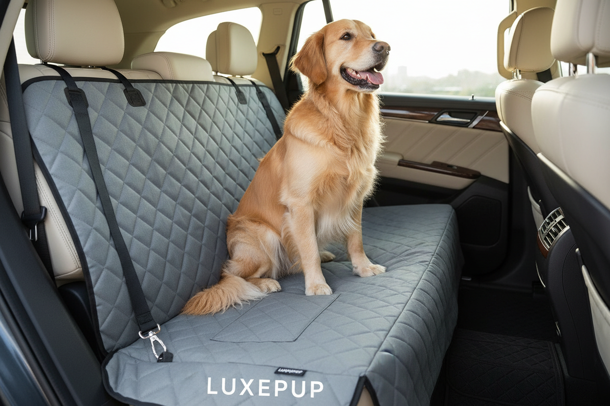 Car Seat with Dog