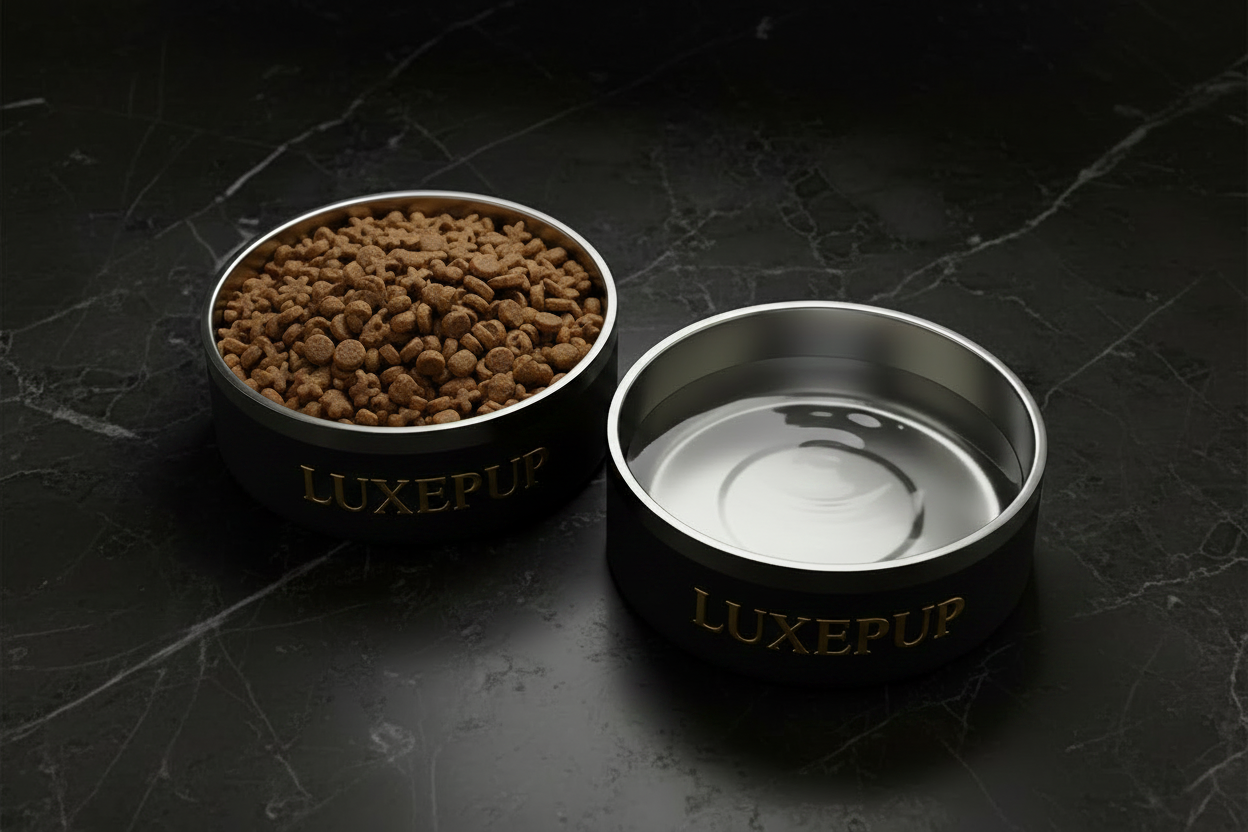 LUXEPUP Black Bowl Flat Lay